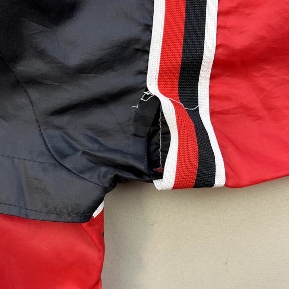 Vintage MacGregor Jacket Track Windbreaker Adult Large Red Black Full Zip 90s - Picture 9 of 12